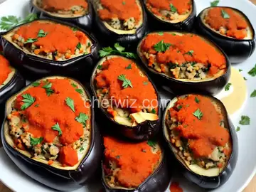 Mama Chiarello's Stuffed Eggplant