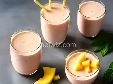 Mango, Strawberry, and Pineapple Smoothie