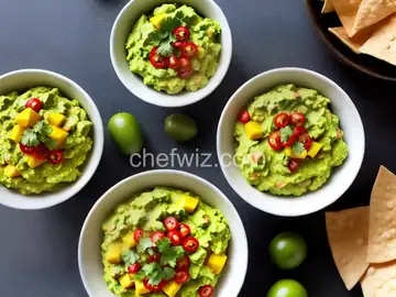 Mango-Tomatillo Guacamole