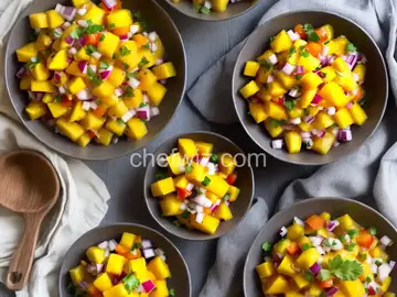 Mango and Peach Salsa