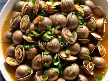 Manila Clams in Garlic and Beer