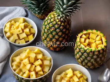Many uses of a pineapple