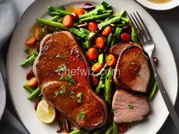 Maple-Mustard Glazed Pork Chops