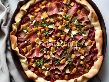 Maple-Prosciutto Baked Brie