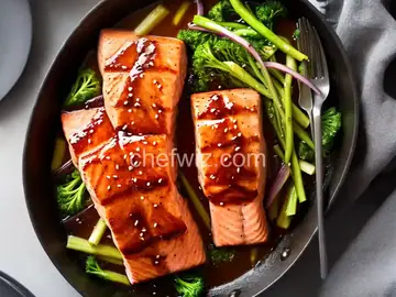Maple-Soy-Glazed Salmon