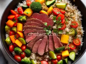 Maqlubeh (Palestinian Upside Down Meat, Vegetables, and Rice)