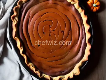 Marbled Chocolate Pumpkin Pie