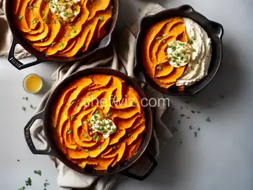 Marbled Mashed Sweet Potatoes