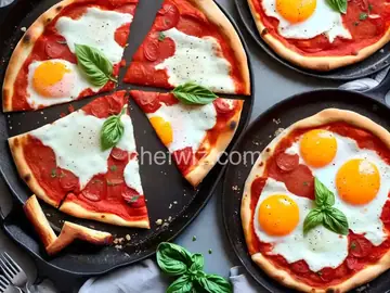 Margherita Pizza with a Fried Egg
