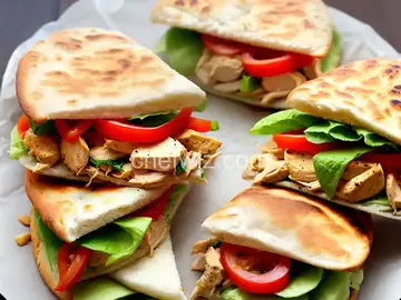Marinated Chicken Pita Sandwich