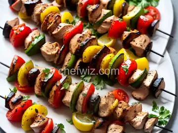 Marinated Greek Chicken Kabobs