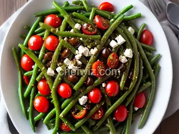 Marinated Green Beans with Olives, Tomatoes, and Feta