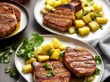 Marinated Pineapple Pork Chops