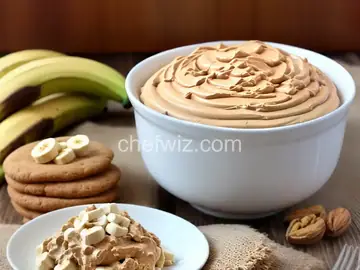 Marshmallow-Peanut Butter-Banana Dip