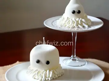 Marshmallow Web Ghost Cake