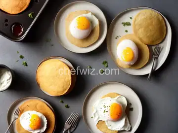 Masa Corn Cakes with Poached Eggs