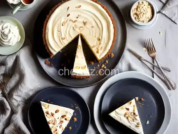 Mascarpone Cheesecake with Almond Crust