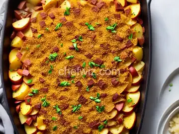 Mashed Kohlrabi and Red Potato Bake