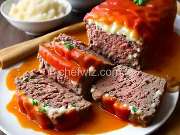 Mashed Potato-Stuffed Meatloaf