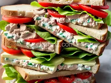 Mayo-Free Mediterranean Tuna Salad Sandwiches Recipe
