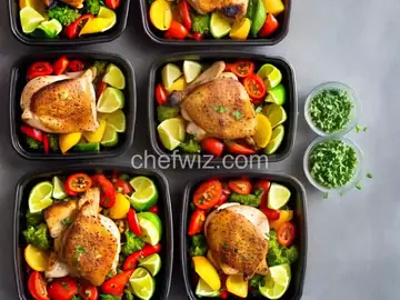 Meal Prep Roasted Chicken Thighs