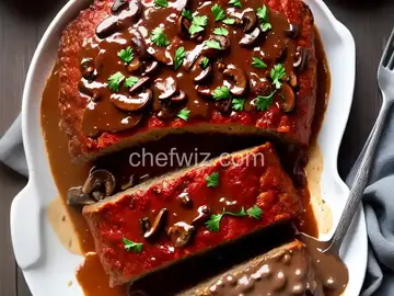 Meat Loaf With Mushroom Gravy