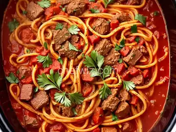 Meat-Lover's Slow Cooker Spaghetti Sauce
