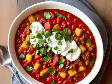 Meat-Lovers' Vegetarian Chili