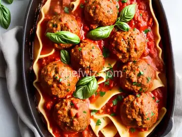 Meatball-Stuffed Pasta Brain