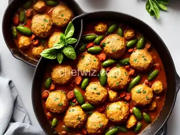 Meatball and Olive Stew (Albondigas Verdes)