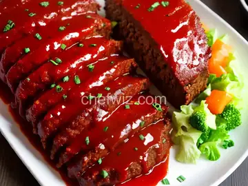 Meatloaf with Sweet & Spicy Glaze