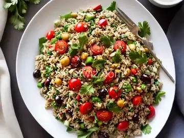Mediterranean Brown Rice Salad