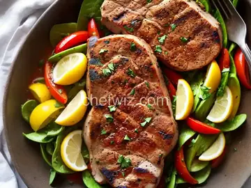 Mediterranean Grilled Pork Chops