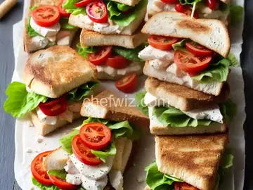 Mediterranean Halibut Sandwiches