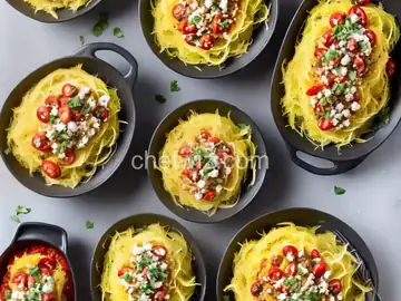 Mediterranean Spaghetti Squash Bowls