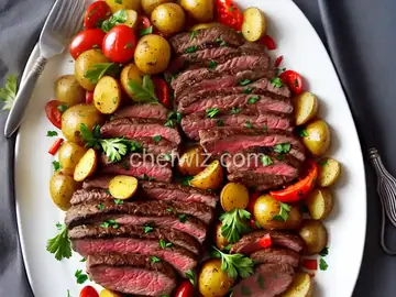 Mediterranean Steak and Potatoes