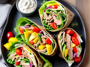 Mediterranean Tuna Wrap