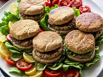 Mediterranean Turkey Burgers