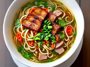 Melt in your Mouth Pork Belly Noodle Soup
