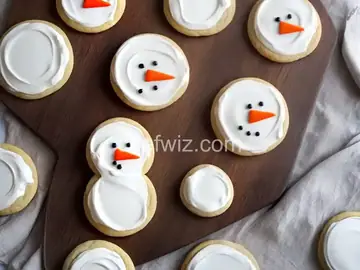 Melted Snowman Cookies