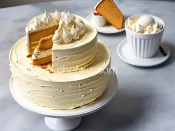 Melting Ice Cream Cone Cake