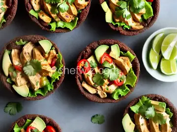 Mexi-Chicken Avocado Cups