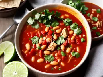 Mexican Bean Soup with Chicken