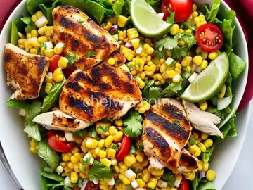 Mexican Chicken and Corn Salad