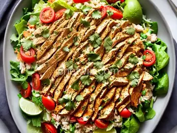 Mexican Chicken and Rice Salad