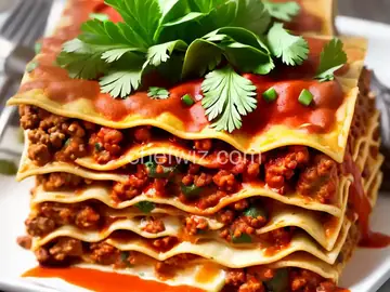 Mexican Lasagna with Cactus