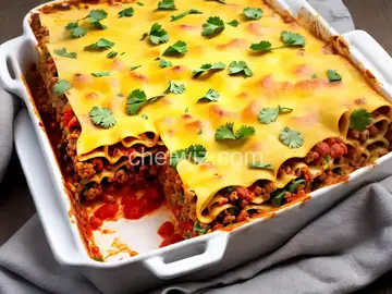 Mexican Lasagna with Noodles