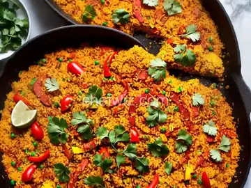 Mexican Paella with Cauliflower Rice