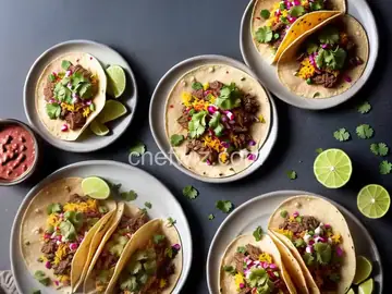 Mexican Rice & Beef Tacos