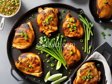 Mexican Roadside Chicken with Green Onions Recipe | Grilling